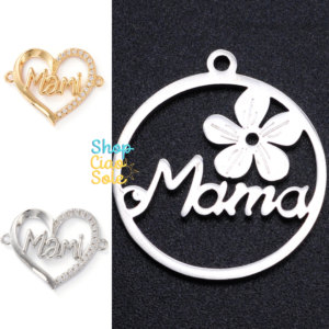 Dije para el día de la madre enchapados en oro real 18k y platino (3 modelos)