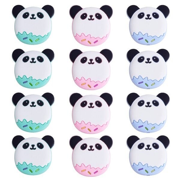 Unidad de Cuenta de Silicona BPA FREE Panda donitas (3 Modelos)