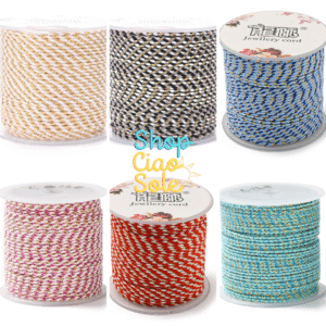 4 metros de Cordón de algodón 1.5mm (6 modelos)