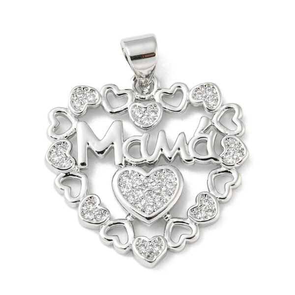 Dije para el día de la madre enchapados en oro real 18k y platino (4 modelos) - Imagen 3