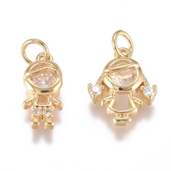 Dije para el día de la madre enchapados en oro real 18k y platino (4 modelos) - Imagen 4