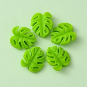 Unidad de cuenta de silicona forma de Hoja  BPA FREE