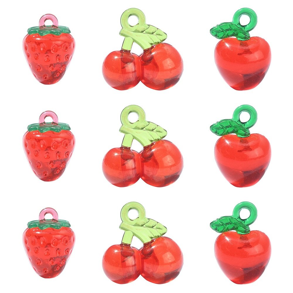 Dijes Frutas en par (3 modelos)