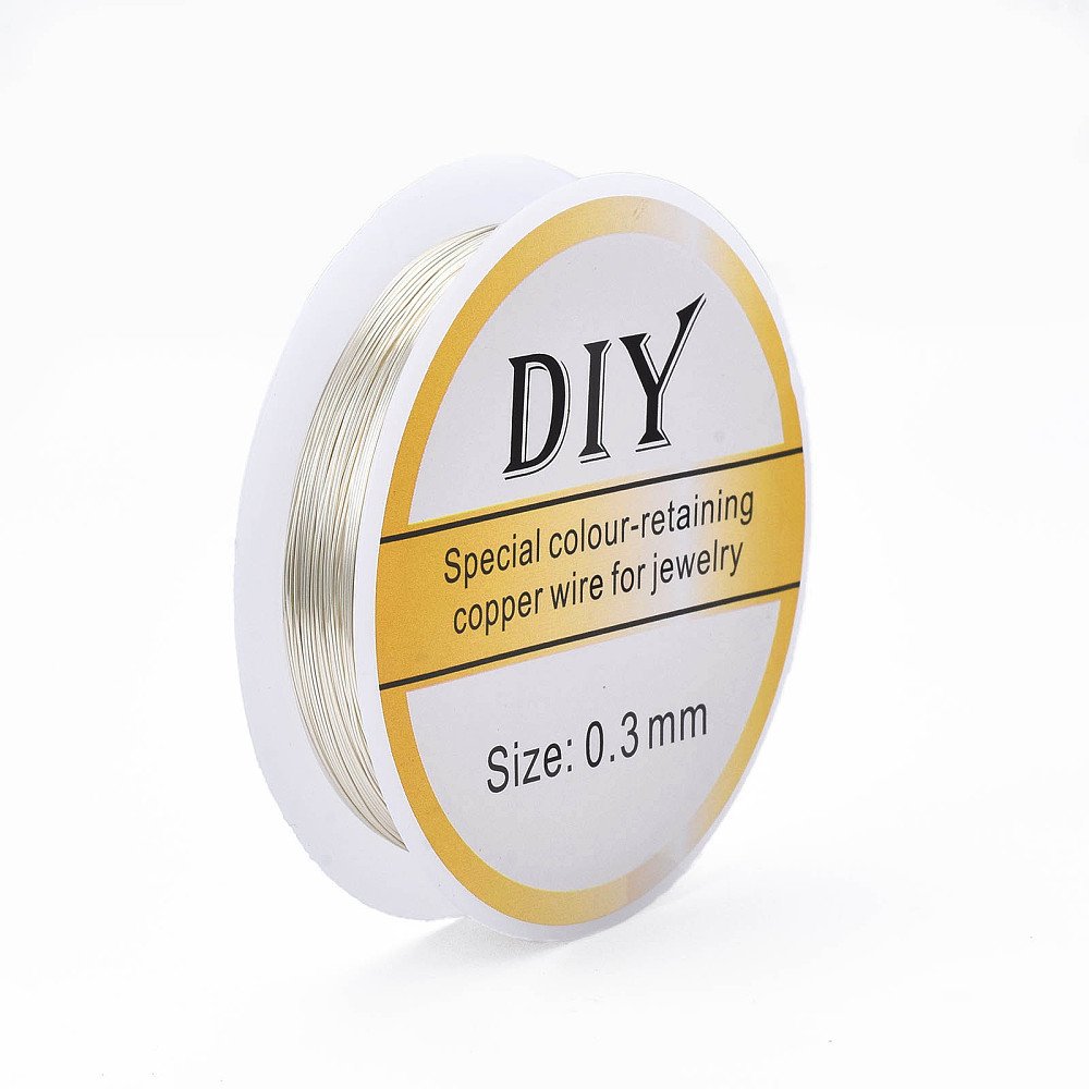 Rollo de alambre de cobre, chapado en plata de larga duración ( 0.3mm y 0.6mm) - Imagen 2