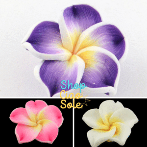 6und Cuentas de arcilla polimérica Flores de 1.5cm