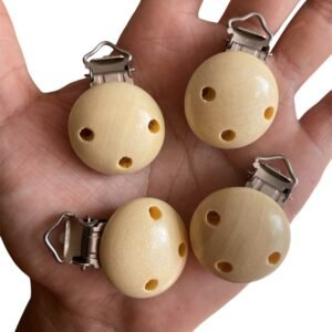 Clips Portachupete En Madera