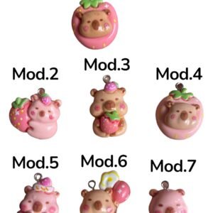 Dijes par Carpinchos/Capibaras (7 modelos)