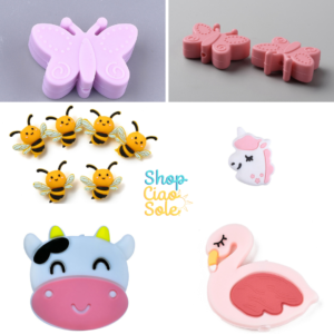 Cuentas de Silicona Libres de Bpa Para porta Chupetes