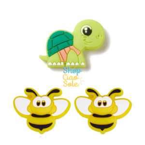 Unidad de Cuenta de Silicona BPA FREE Tortuga y abeja (2 Modelos)