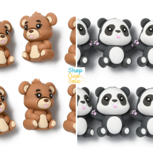 Unidad de Cuenta de Silicona Osito y Panda (2 modelos)