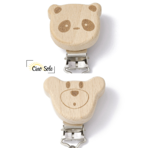 Unidad de Clips para Porta chupetes En Madera (2 modelos)